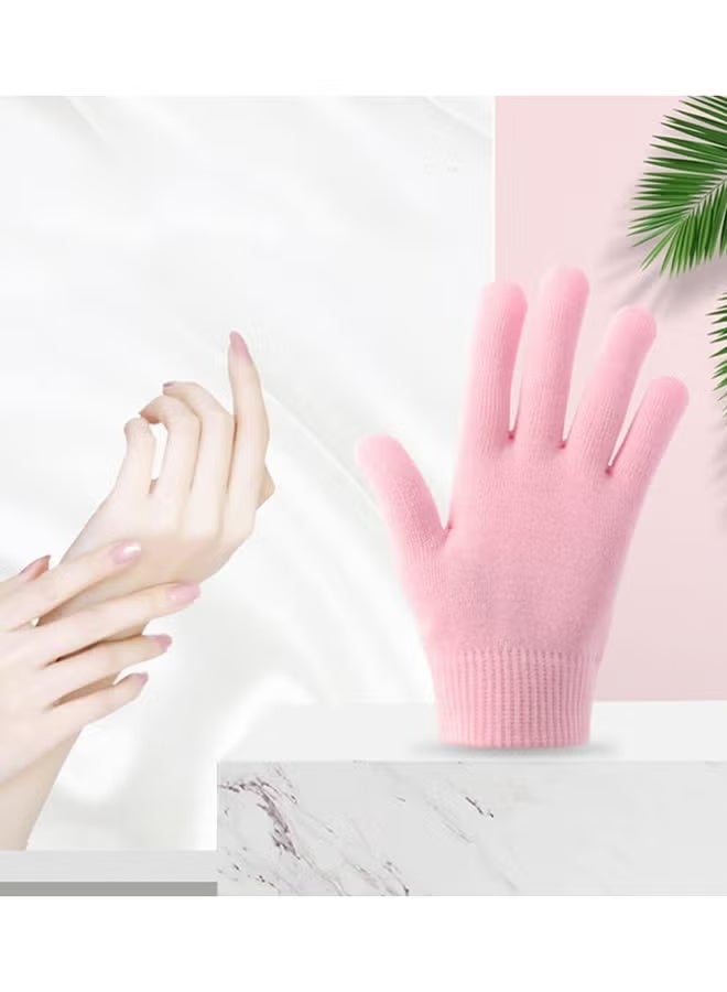 طقم 4 قطع قفازات وجوارب سيليكون جل – متعدد الألوان - Image 4